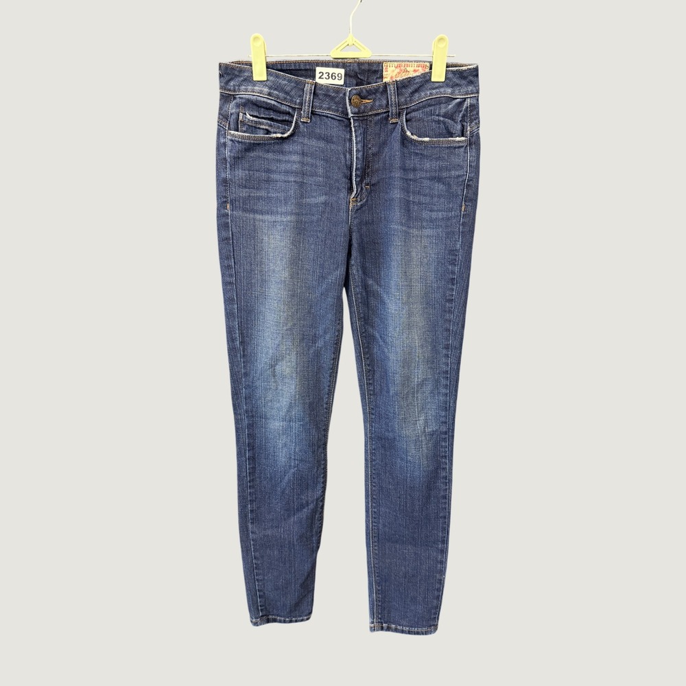 Siwy Ladonna Skinny Jeans Womens 27 Blue Lucky Wash Made in USA 2369